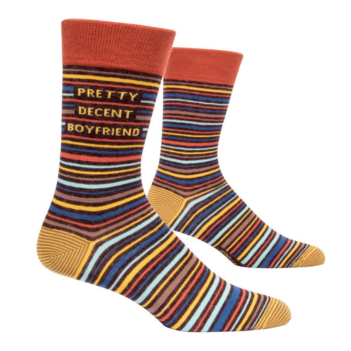 Pretty Decent BF Men's Sock - Lockwood Shop - Blue Q