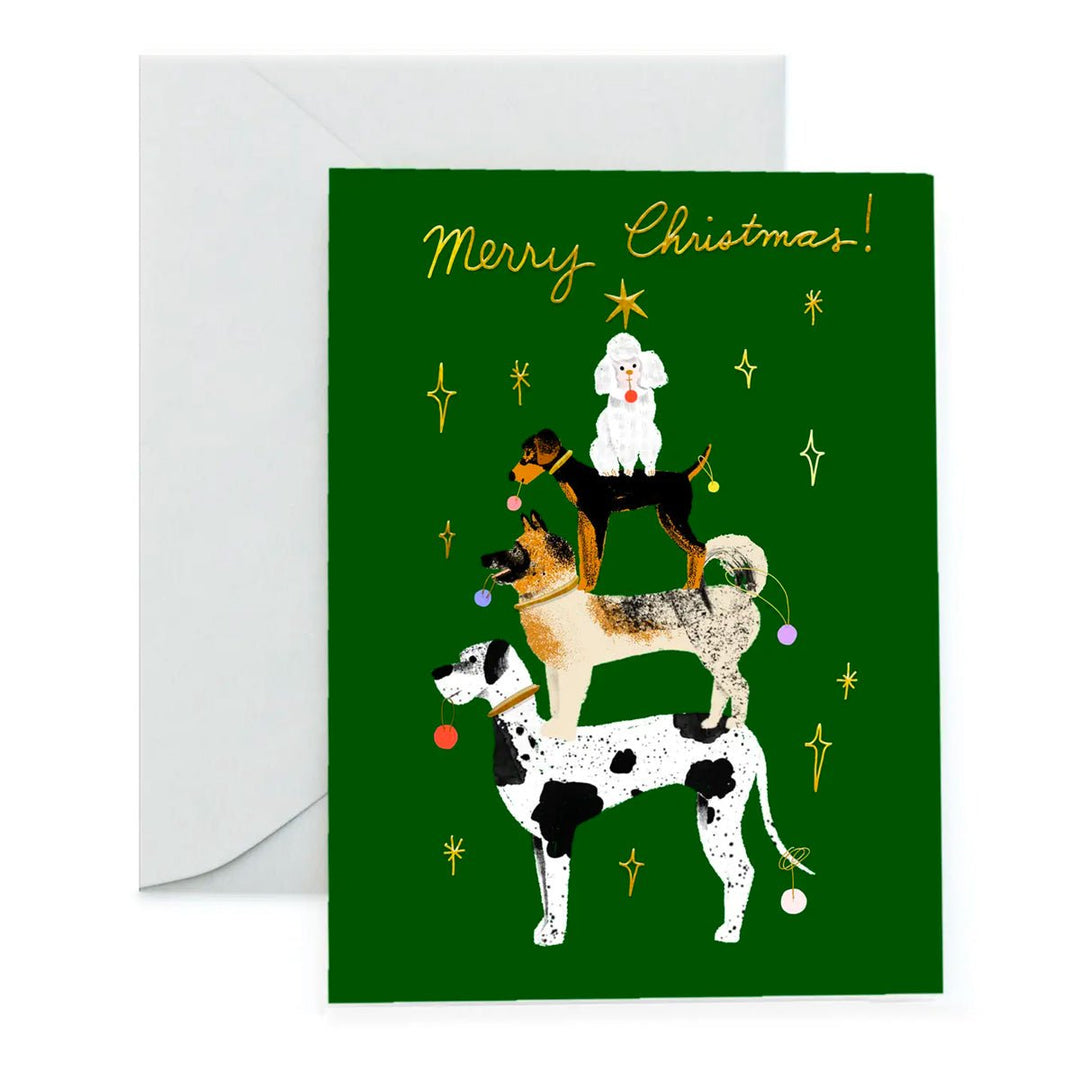 Pup Tree Holiday Card - Lockwood Shop - Carolyn Suzuki Goods