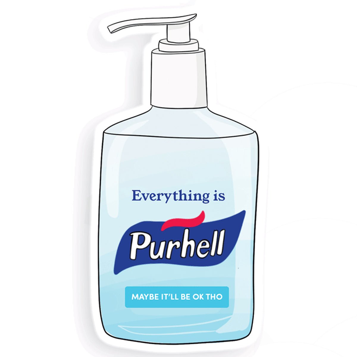 Purhell Sticker - Lockwood Shop - Party Mountain Paper