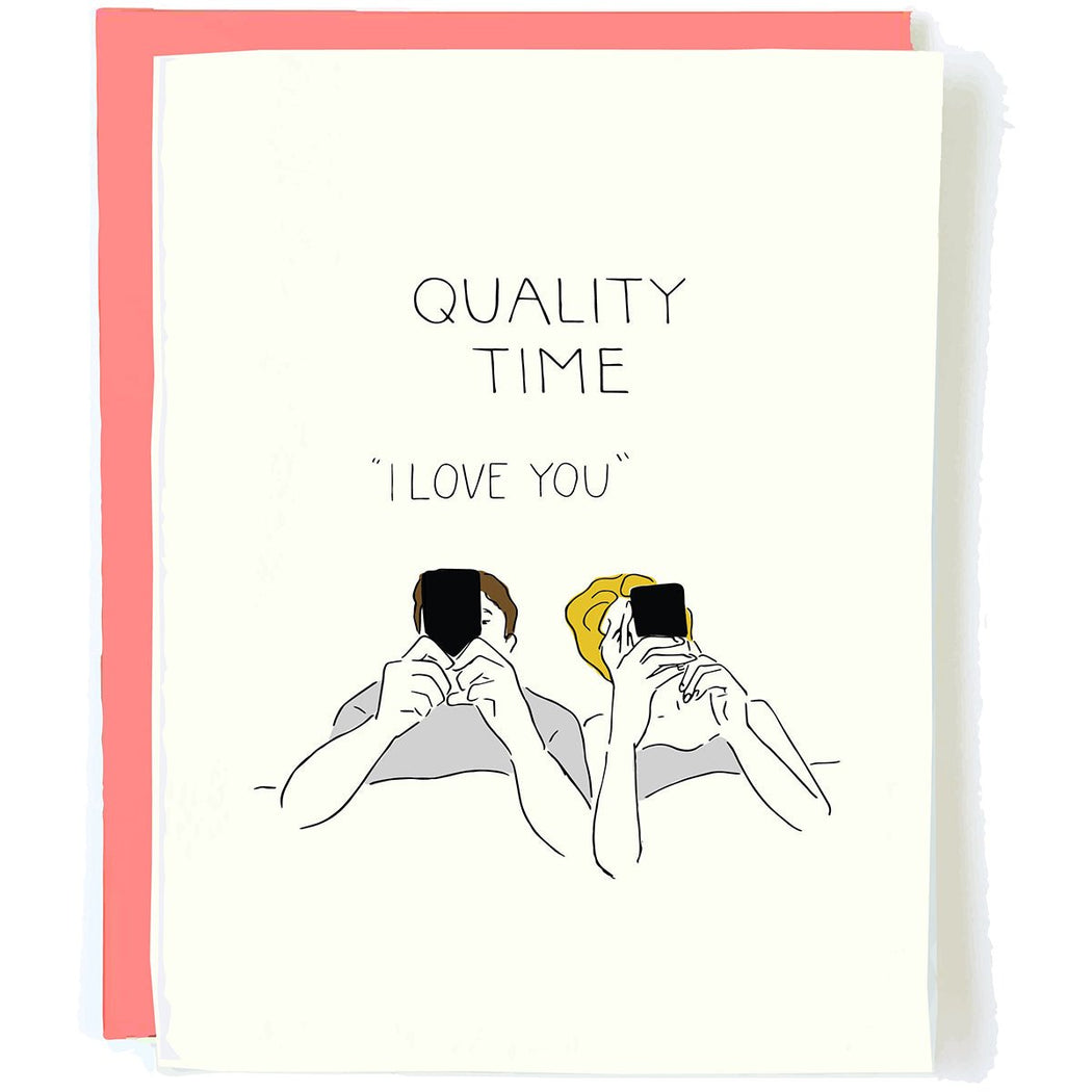 Quality Time Greeting Card - Lockwood Shop - Pop Paper