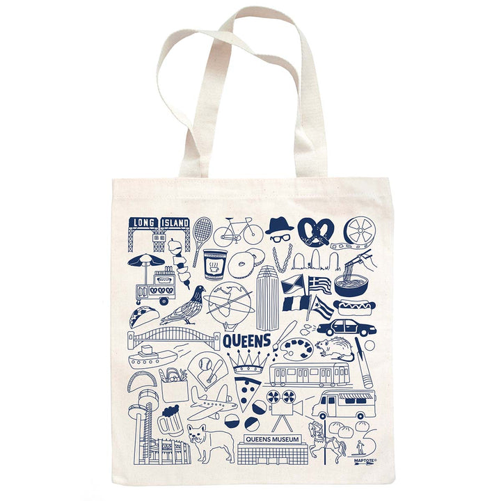 Queens Icons Tote - Lockwood Shop - Maptote