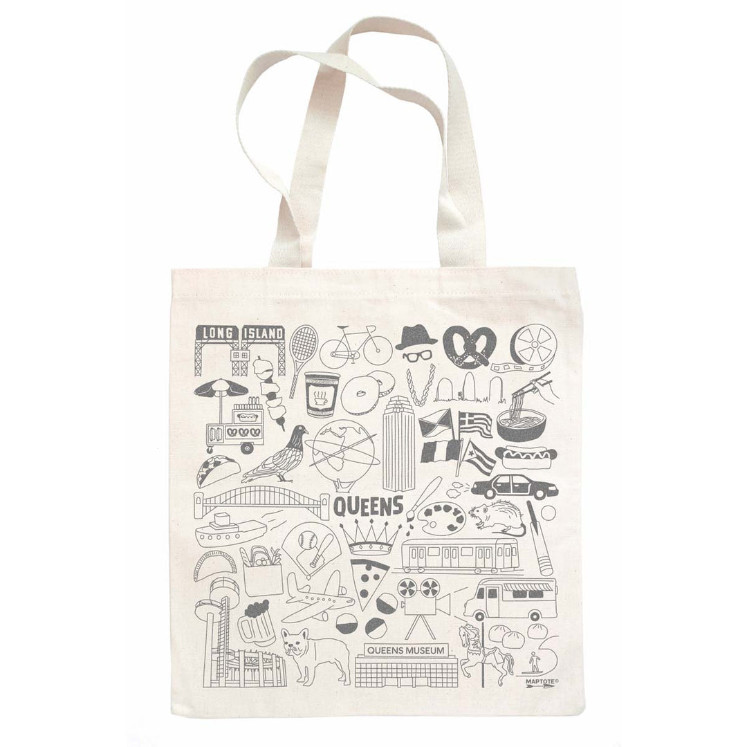 Queens Icons Tote - Lockwood Shop - Maptote
