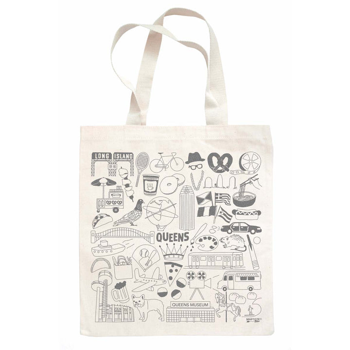 Queens Icons Tote - Lockwood Shop - Maptote