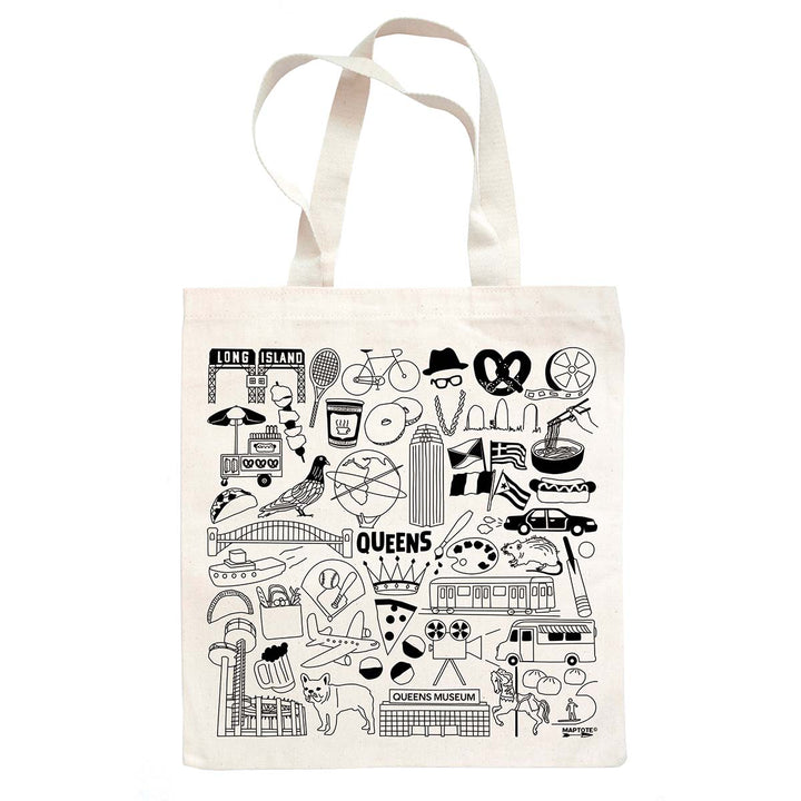 Queens Icons Tote - Lockwood Shop - Maptote