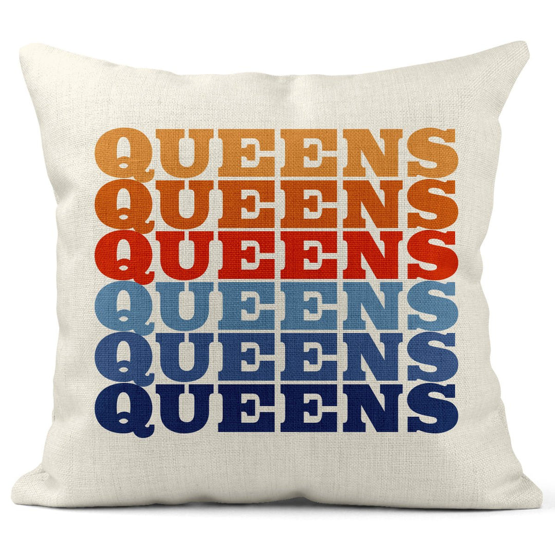Queens Supergraphic Square Pillow - Lockwood Shop - Rock Scissor Paper