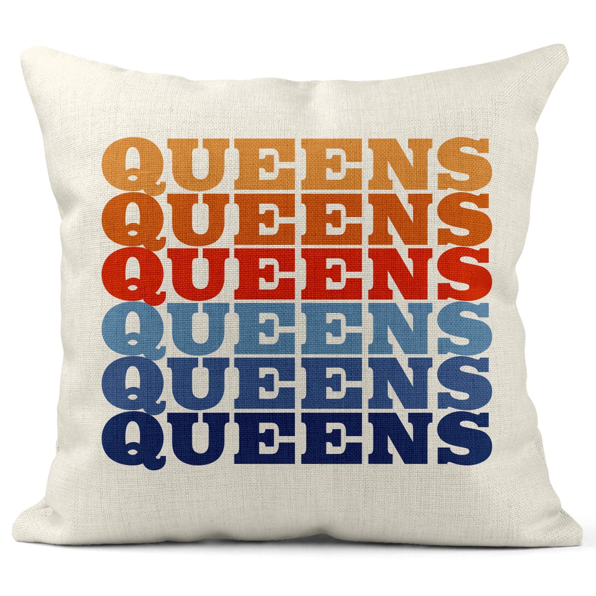 Queens Supergraphic Square Pillow - Lockwood Shop - Rock Scissor Paper