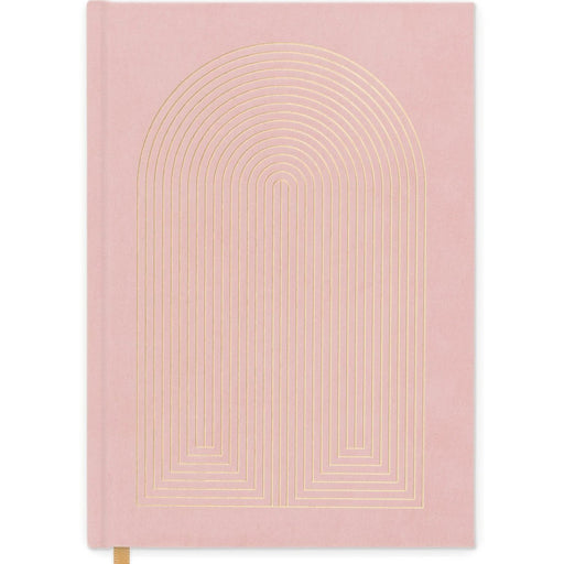 Radiant Rainbow Dusty Pink Notebook - Lockwood Shop - Designworks Inc