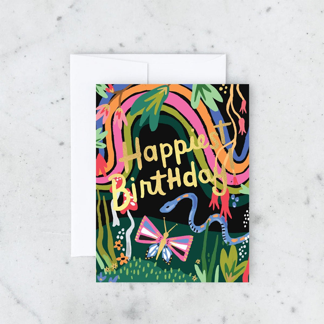 Rainbow Garden Birthday Card - Lockwood Shop - Idlewild Co