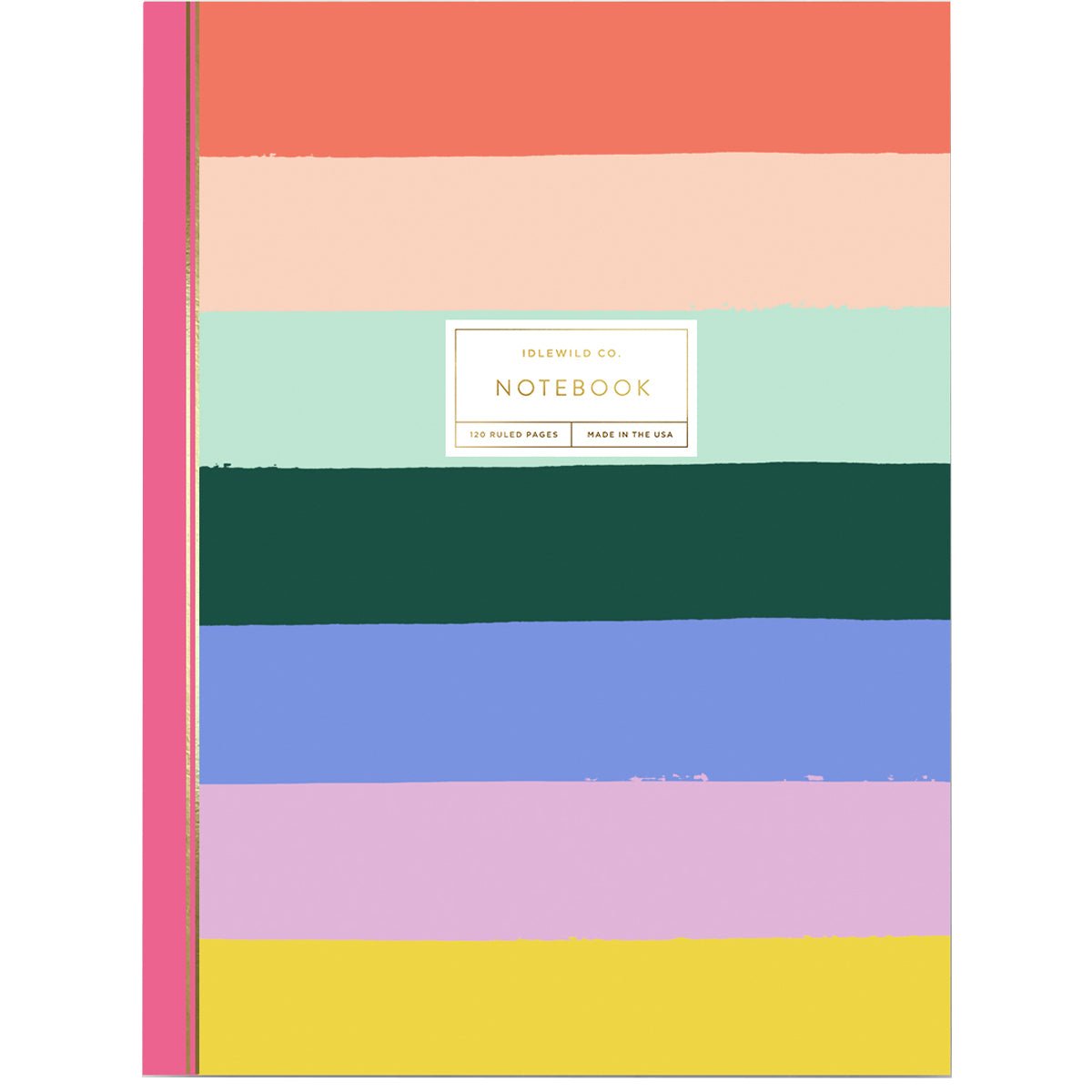 Rainbow Stripe Notebook — Lockwood Shop