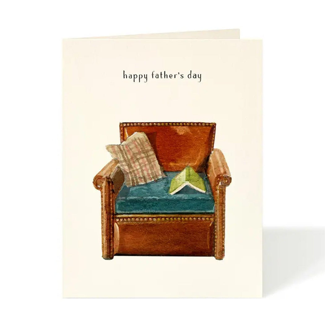 Reading Chair Father's Day Card - Lockwood Shop - Felix Doolittle