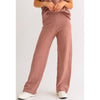 Recycled Yarn Sweater Pants in Pink - Lockwood Shop - Le Lis