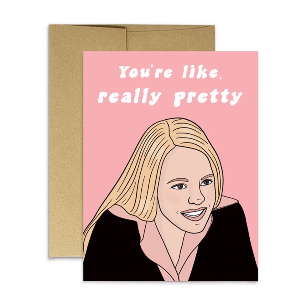 Regina Really Pretty Greeting Card - Lockwood Shop - Party Mountain Paper