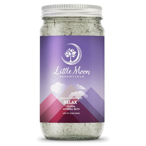 Relax Mineral Bath Salt - 4oz Jar - Lockwood Shop - Little Moon Essentials