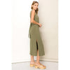 Romantic Impression Midi Dress in Olive - Lockwood Shop - Hyfve