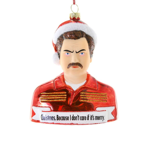 Ron Swanson Not So Merry Ornament - Lockwood Shop - Cody Foster & Co.