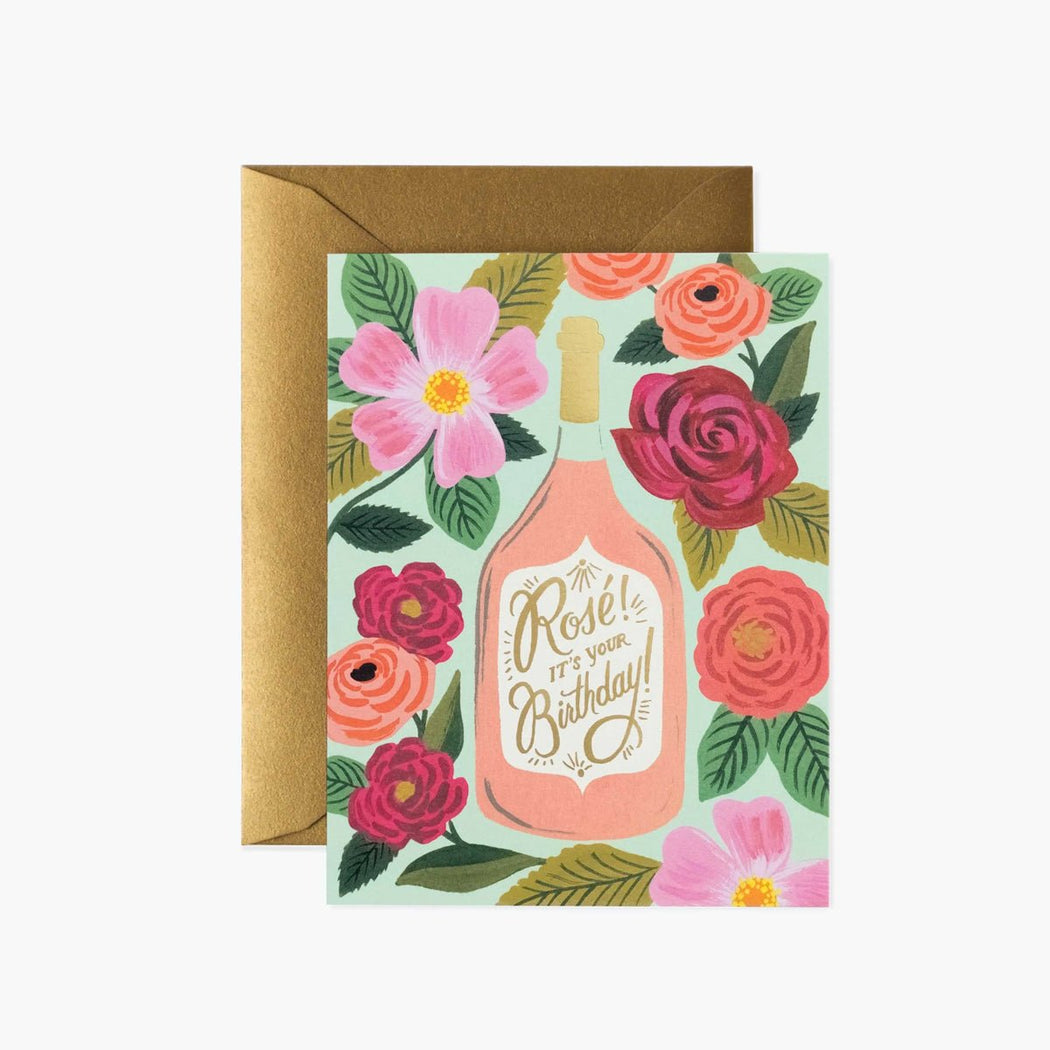 Rose It's Your Birthday Greeting Card - Lockwood Shop - Rifle