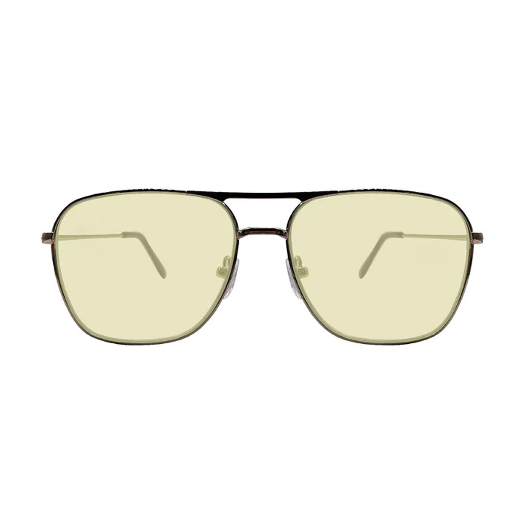 Ryder Blue Light Blocker Glasses - Gold Yellow - Lockwood Shop - Gabriel + Simone