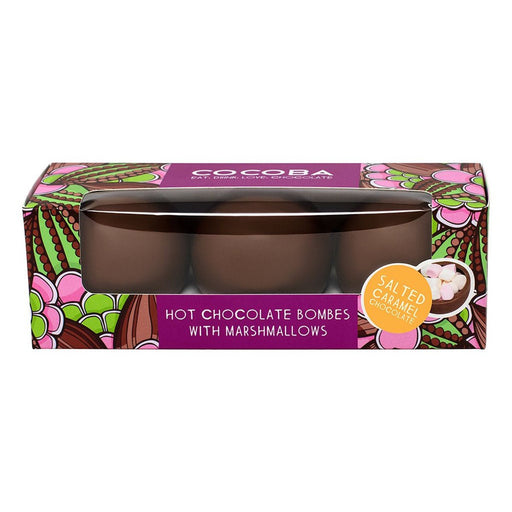 Salted Caramel Hot Chocolate Bombe (3 bombes) - Lockwood Shop - Cocoba