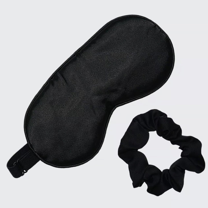 Satin Eye Mask &amp; Sleep Scrunchie Set - Lockwood Shop - Kitsch