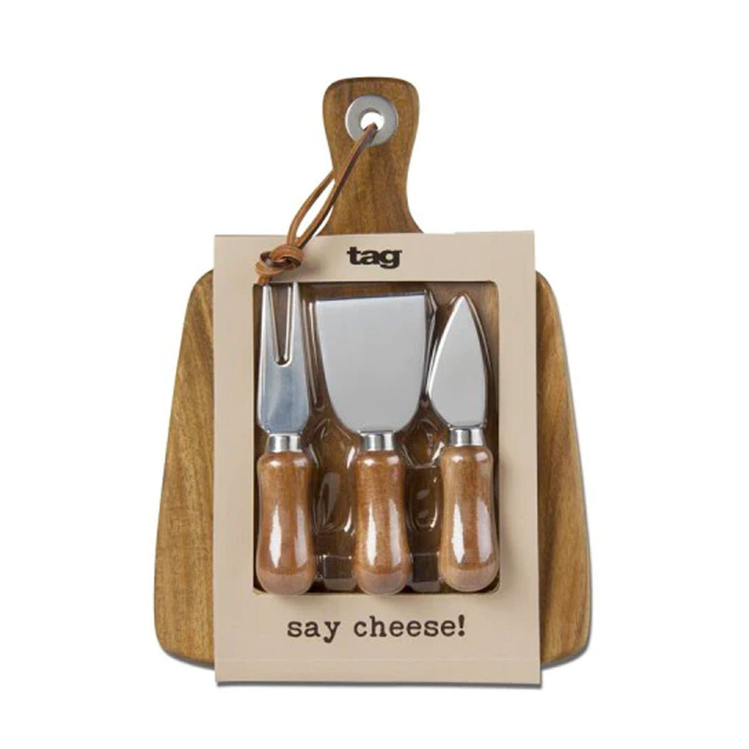 Say Cheese! Paddle Board &amp; Cheese Utensil Set - Lockwood Shop - Tag