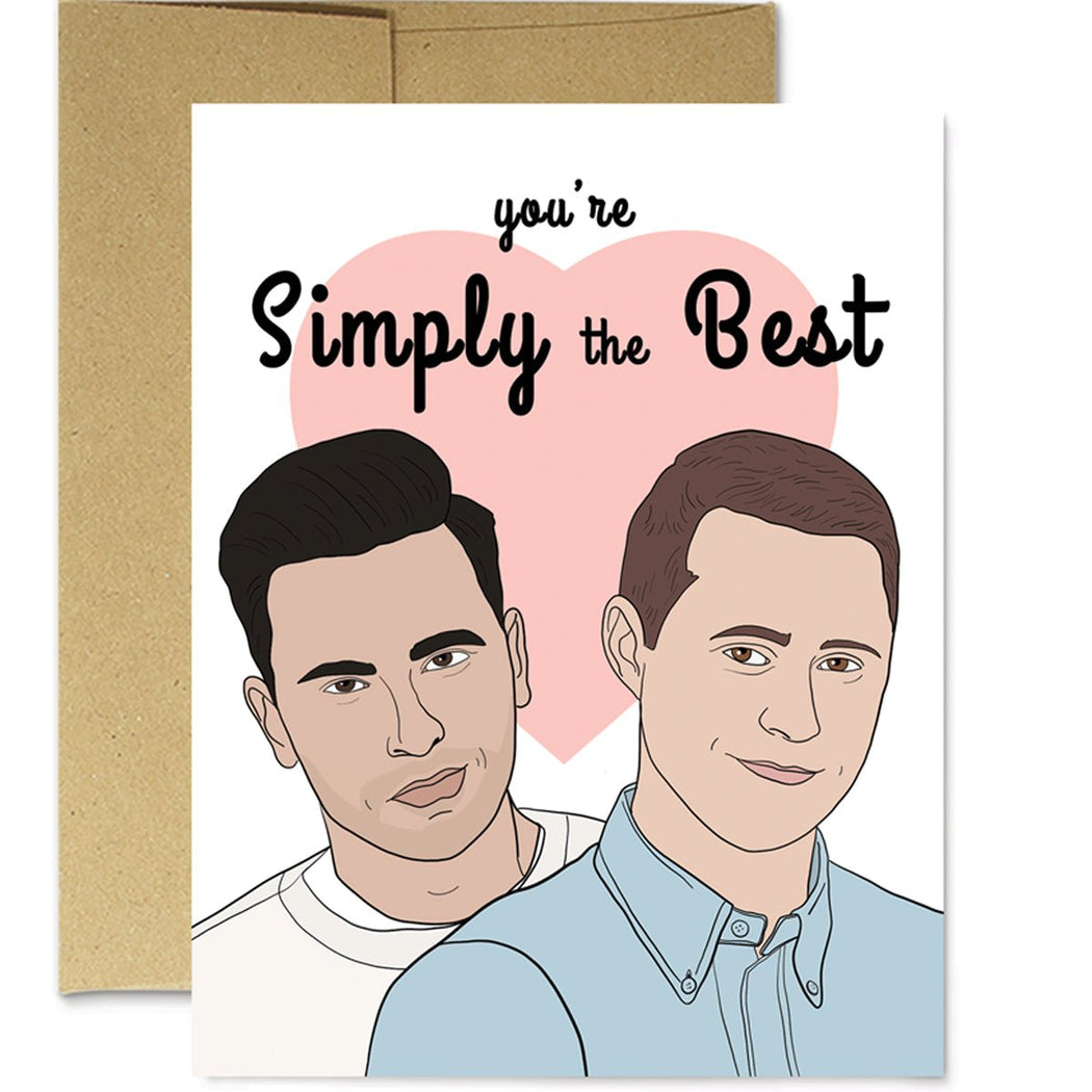 Schitt's Creek Simply The Best Greeting Card - Lockwood Shop - Party Mountain Paper