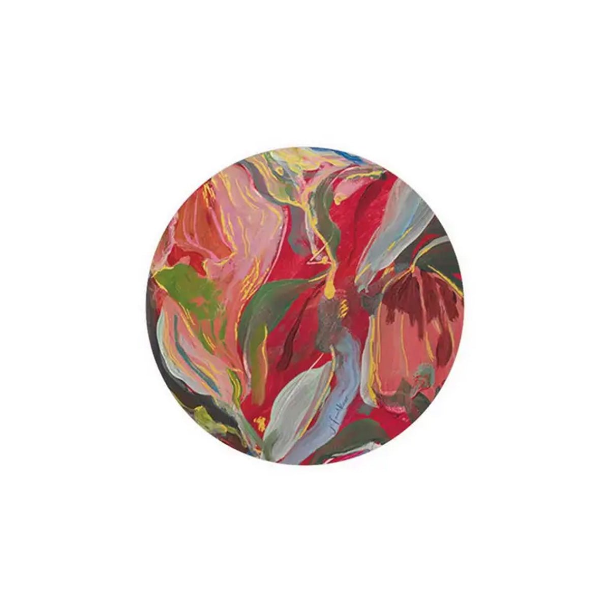 Seedlings Coaster - Blue & Red Floral - Lockwood Shop - Seedlings