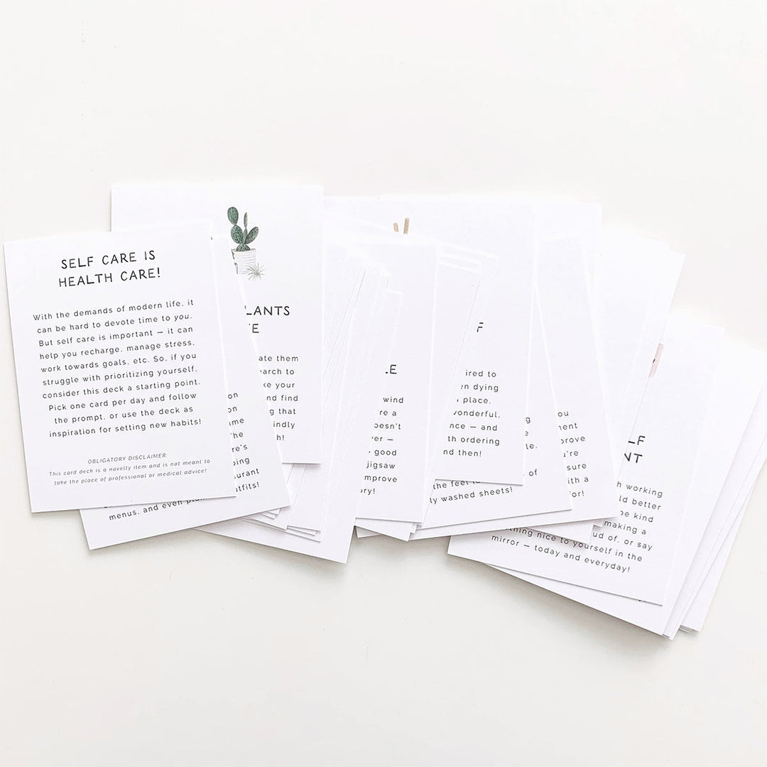 Self Care Card Deck - Lockwood Shop - Amy Zhang