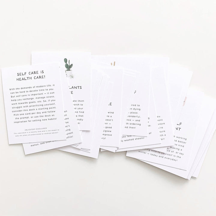 Self Care Card Deck - Lockwood Shop - Amy Zhang