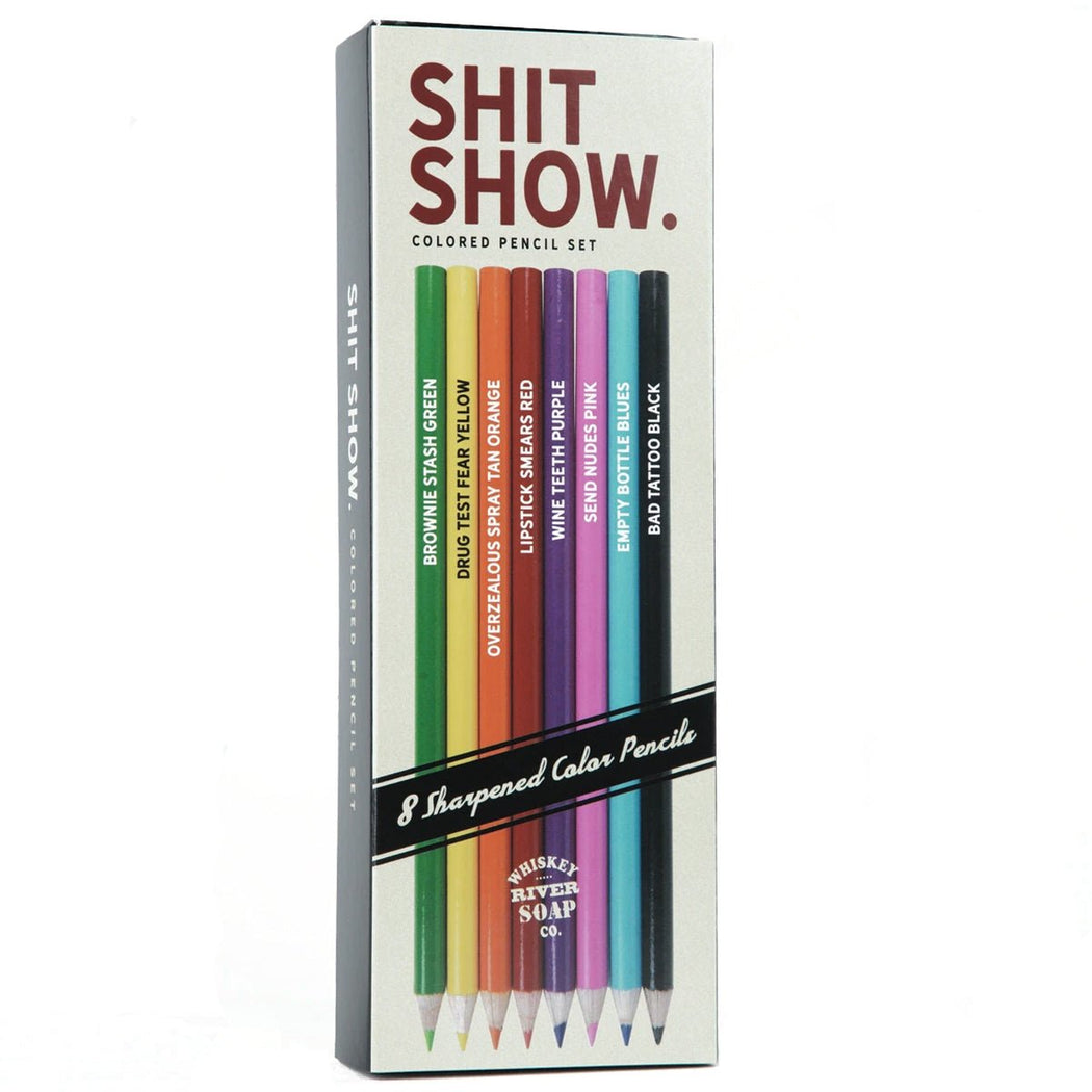 Shit Show Colored Pencils - Lockwood Shop - Whiskey River