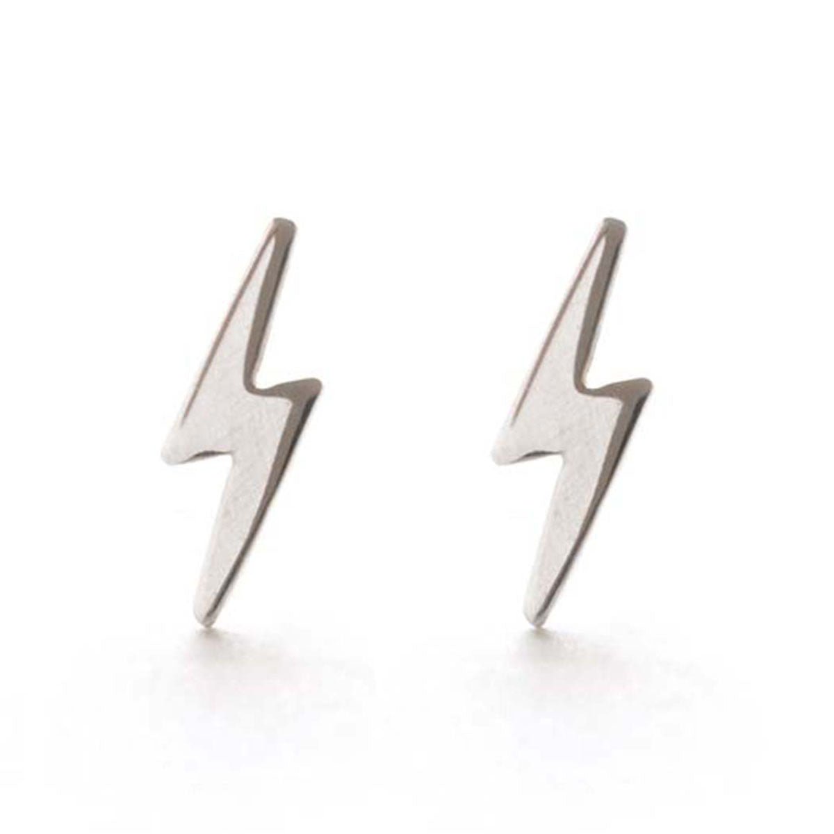 Pave Lightning Bolt Cartilage Earring Lip Tragus Nose Flat Back Stud –  FreshTrends