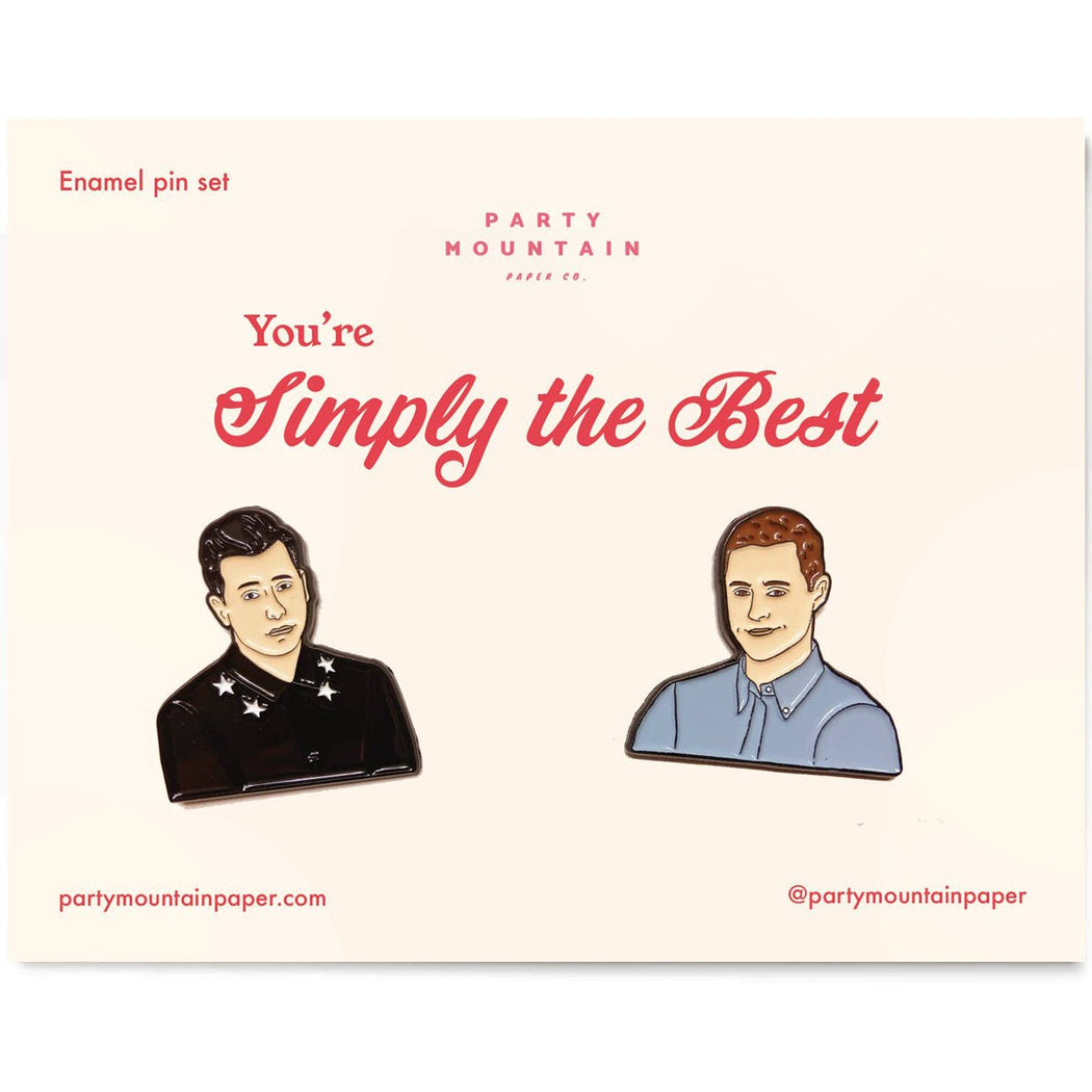 Simply the Best Enamel Pin Set - Lockwood Shop - Party Mountain Paper