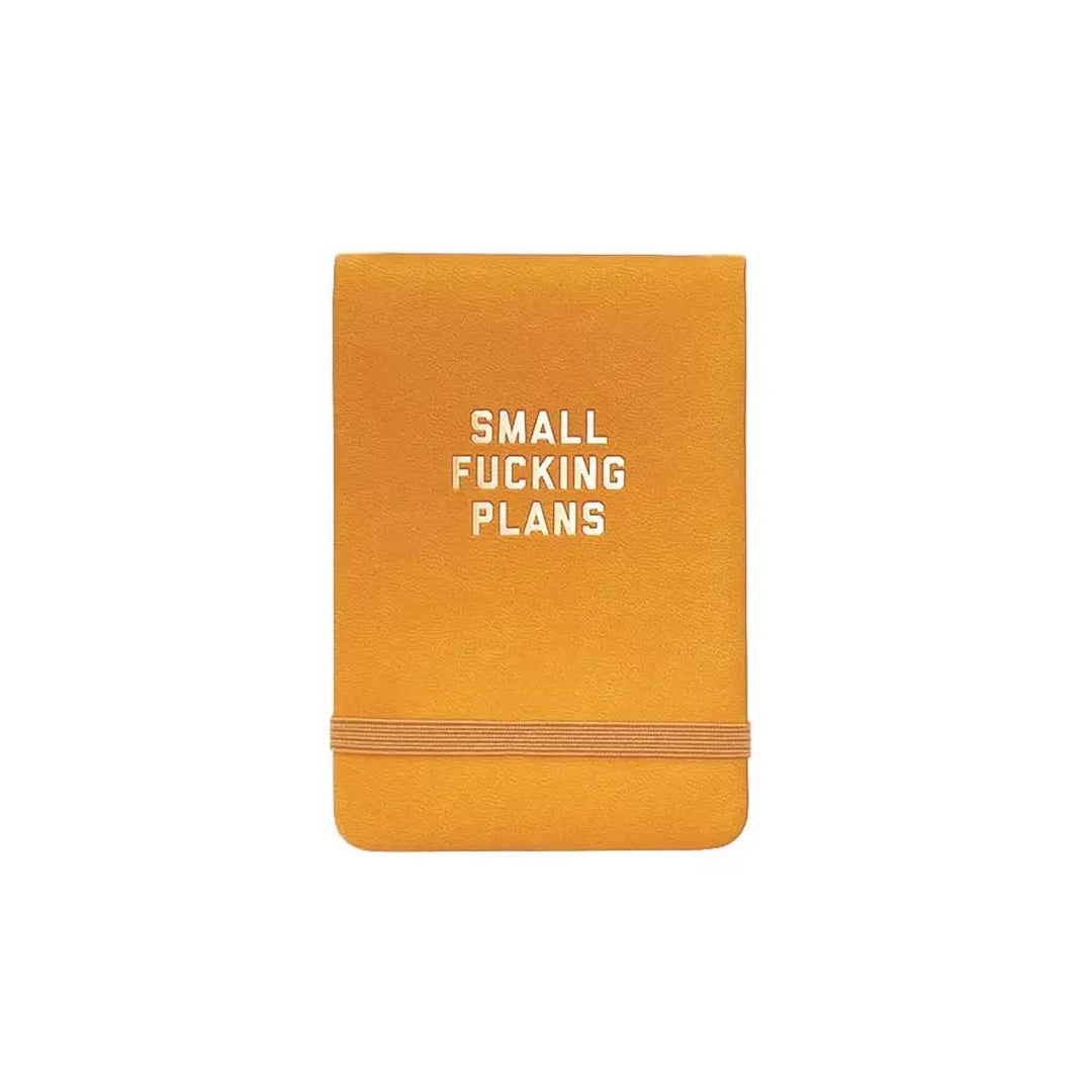 Small Fucking Plans Jotter - Lockwood Shop - Golden Gems