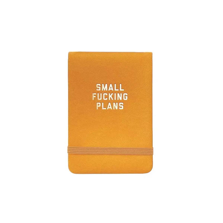 Small Fucking Plans Jotter - Lockwood Shop - Golden Gems