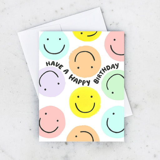 Smiley Birthday Card - Lockwood Shop - Idlewild Co