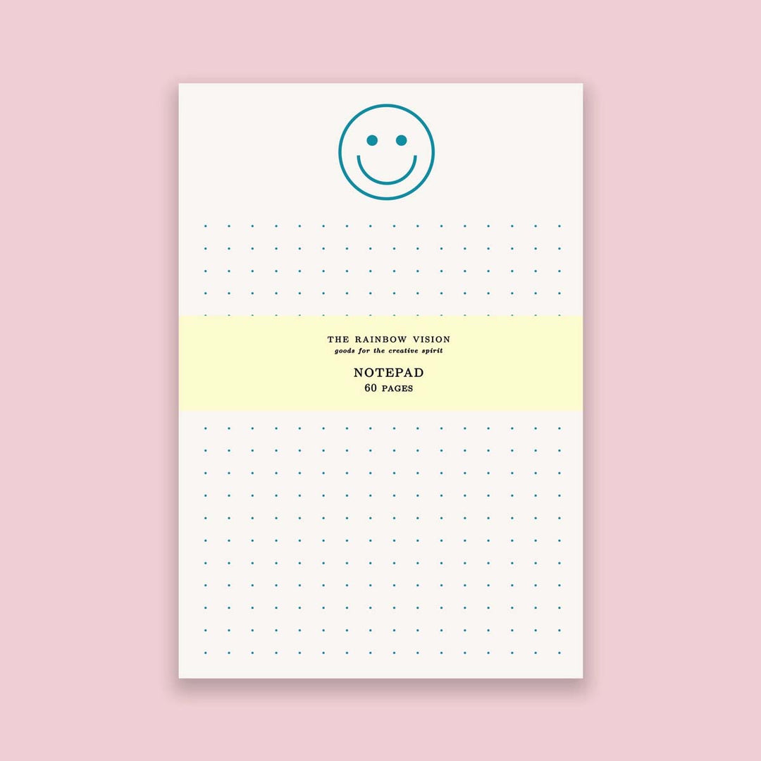 Smiley Notepad - Lockwood Shop - The Rainbow Vision