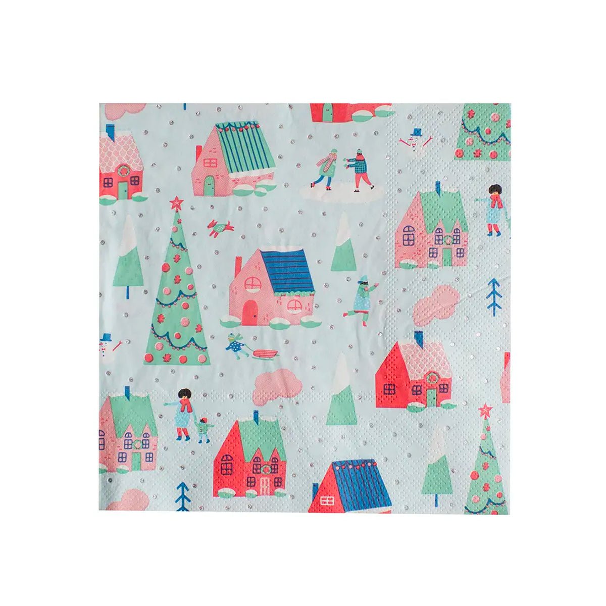 Snow Day Large Napkins (16pk) - Lockwood Shop - Jollity & Co / Daydream Society