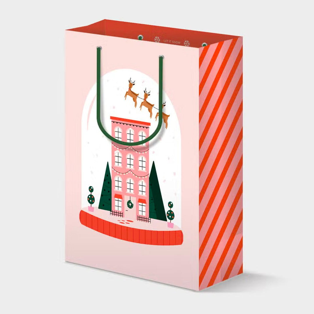 Snow Globe Holiday Gift Bag - Lockwood Shop - Spaghetti &amp; Meatballs