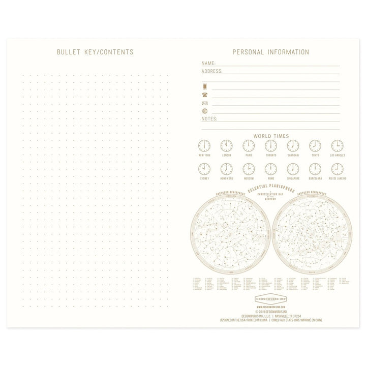 Solar System Book Cloth Notebook - Lockwood Shop - Designworks Inc