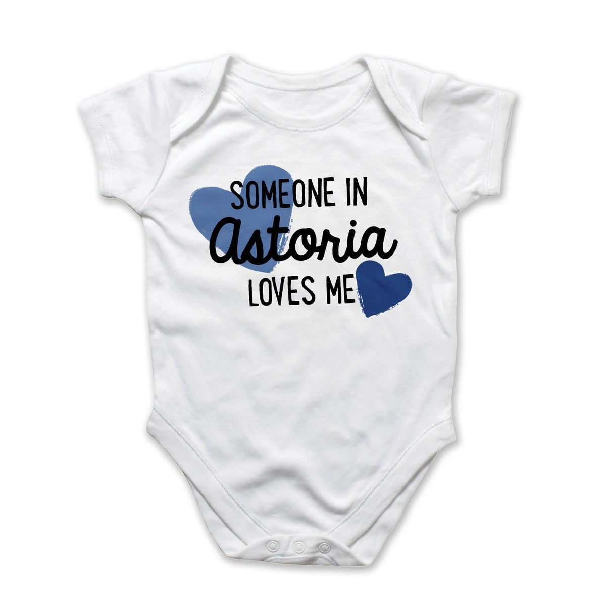 Someone in Astoria Loves Me Onesie - Lockwood Shop - Rock Scissor Paper