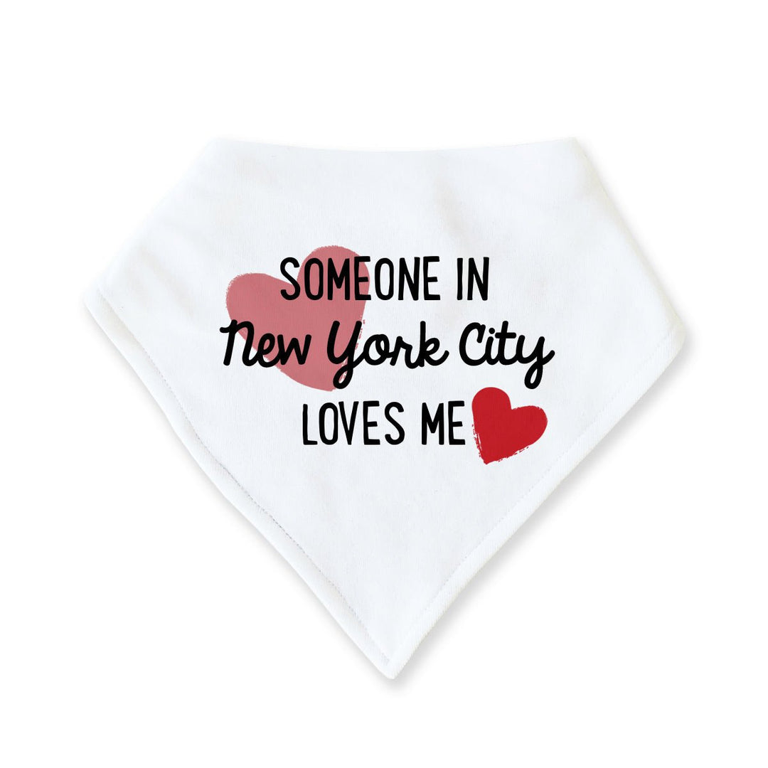 Someone in NYC Loves Me Bib - Lockwood Shop - Rock Scissor Paper