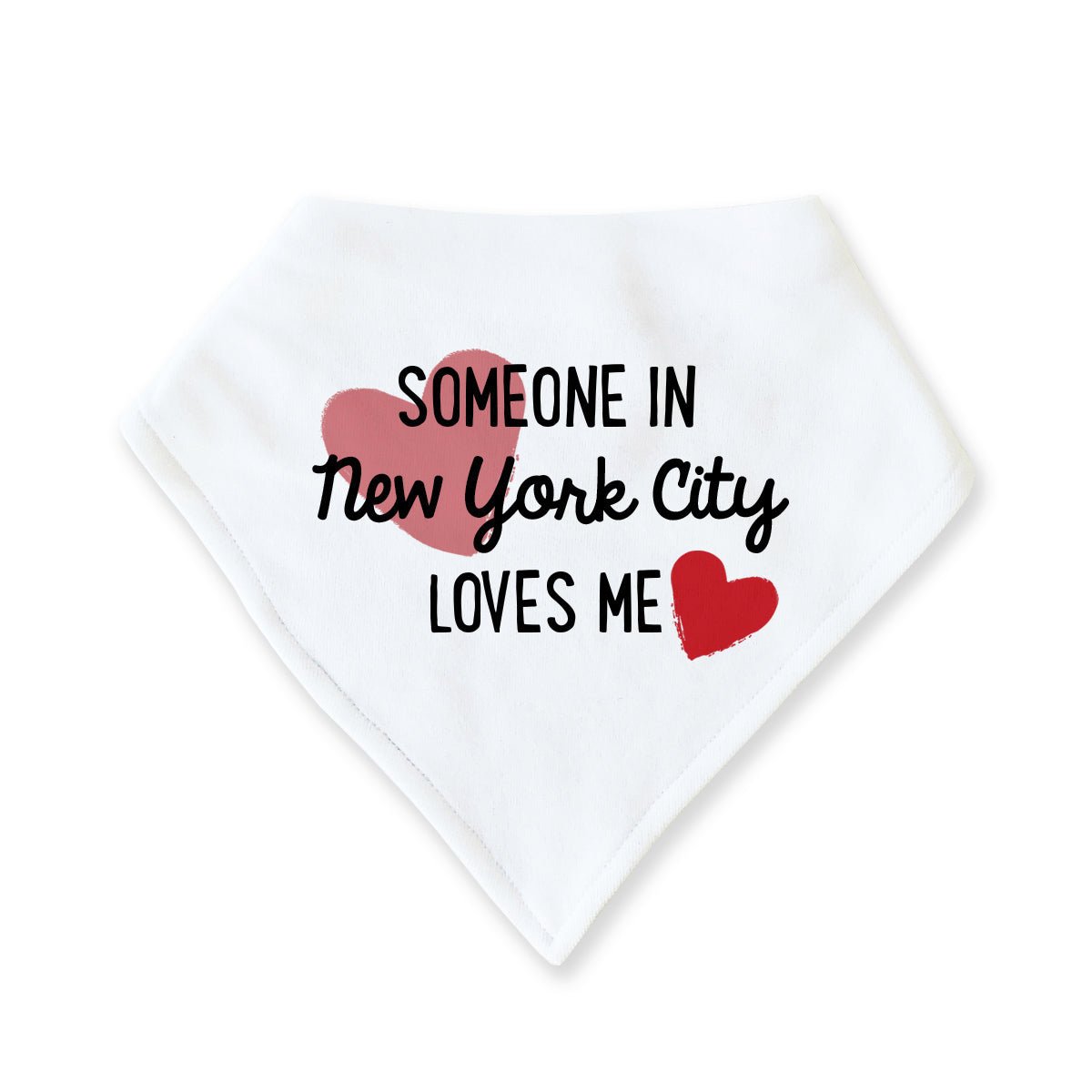 Someone in NYC Loves Me Bib - Lockwood Shop - Rock Scissor Paper