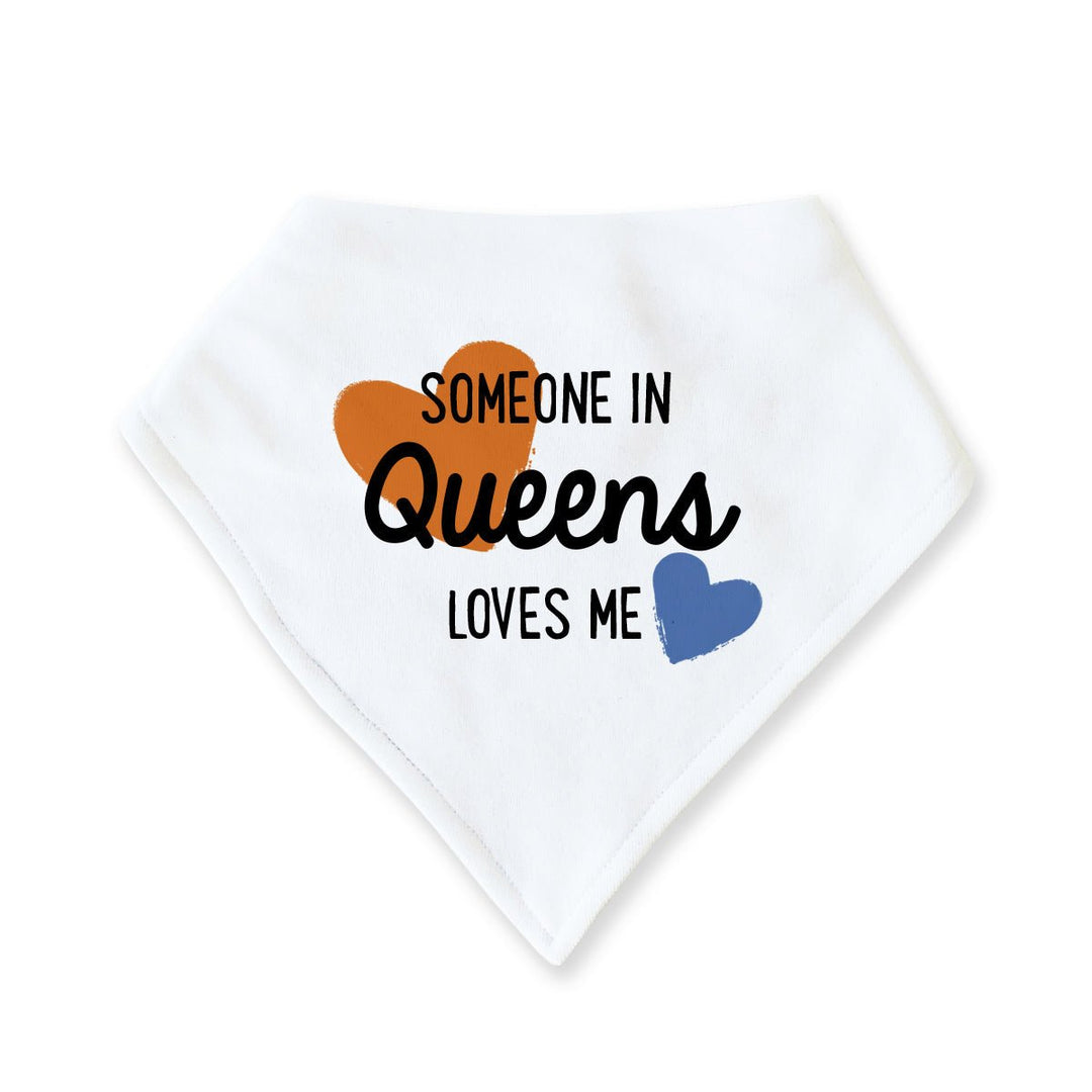 Someone in Queens Loves Me Bib - Lockwood Shop - Rock Scissor Paper