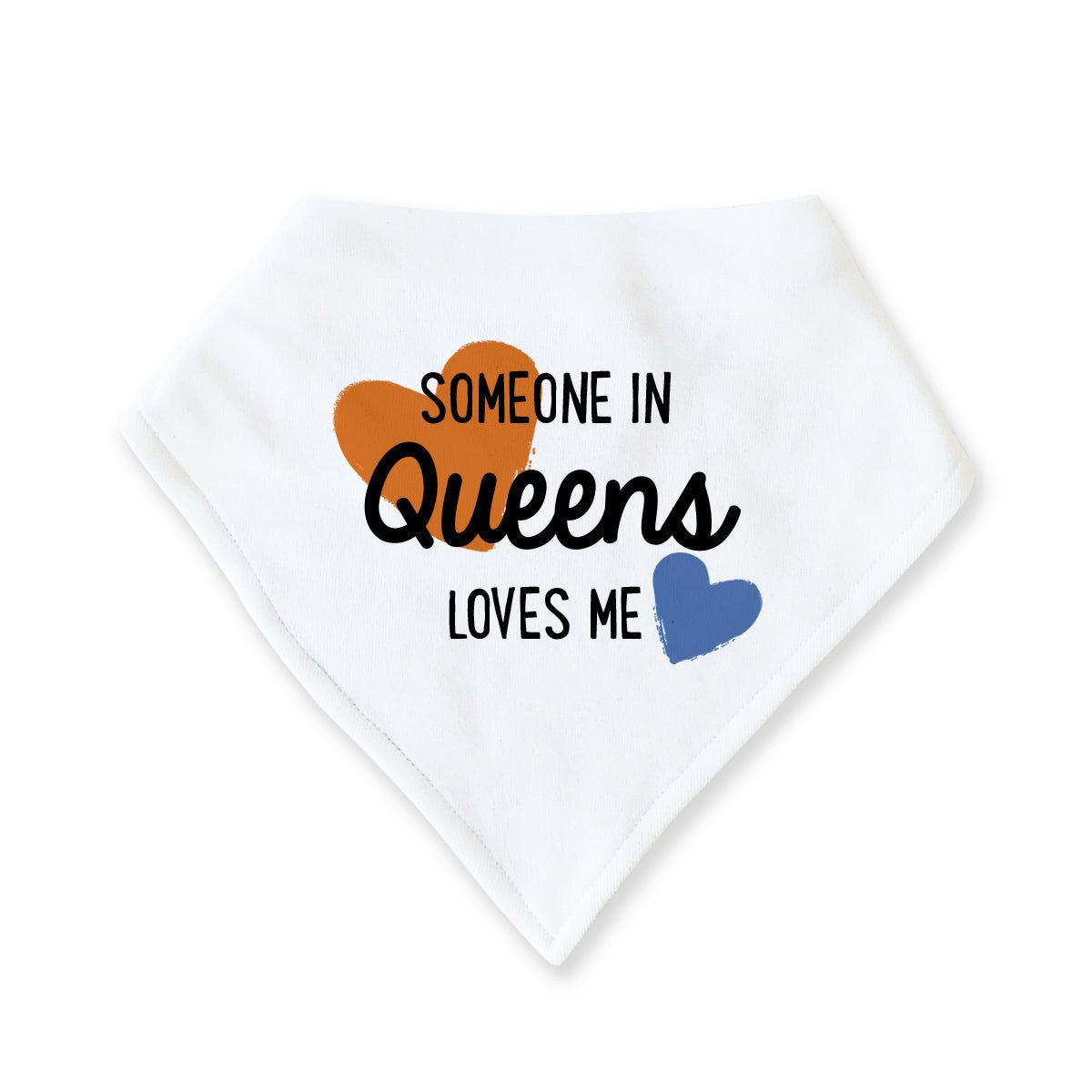 Someone in Queens Loves Me Bib - Lockwood Shop - Rock Scissor Paper