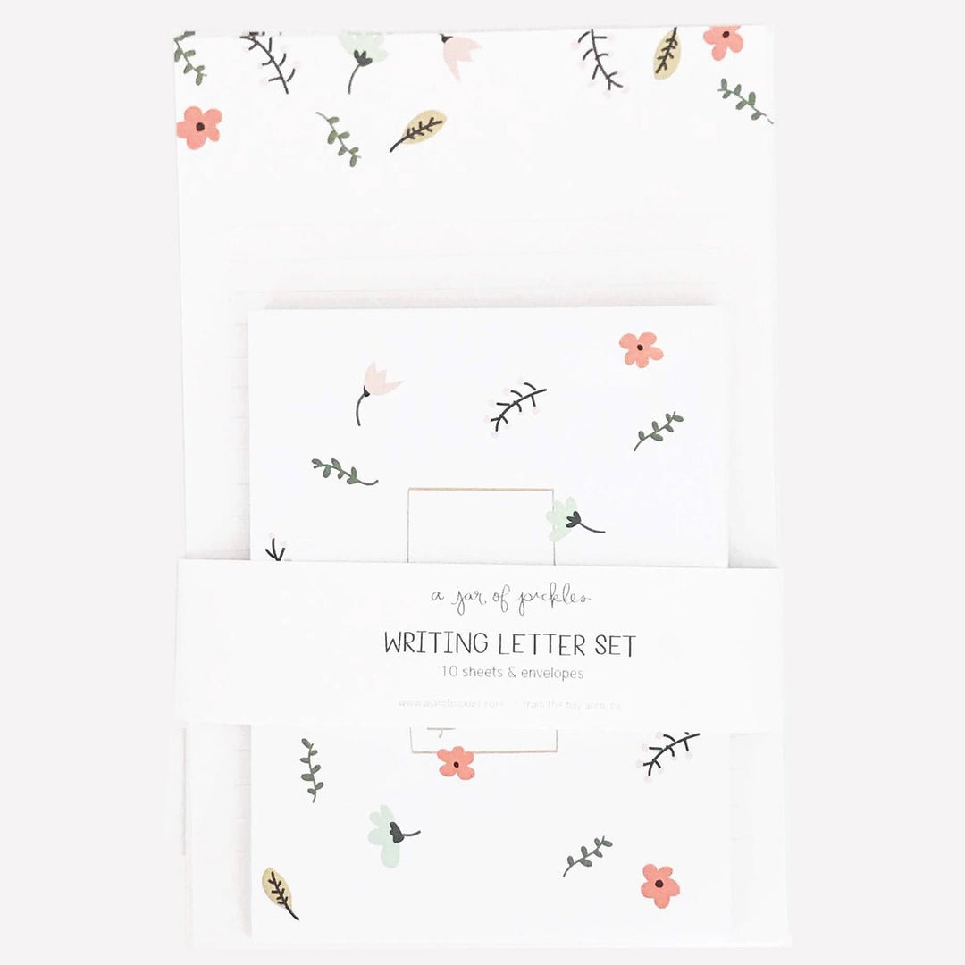 Spring Letter Writing Set - Lockwood Shop - A Jar of Pickles