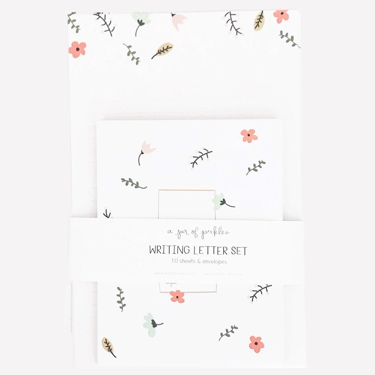 Spring Letter Writing Set - Lockwood Shop - A Jar of Pickles