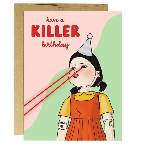 Squid Game Killer Birthday Card - Lockwood Shop - Party Mountain Paper