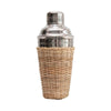 Stainless Steel Cocktail Shaker with Rattan Sleeve - Lockwood Shop - Creative Co-Op