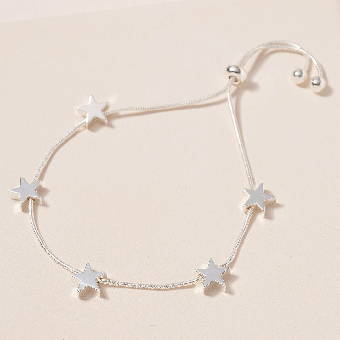 Star Charms Pull Tie Bracelet - Lockwood Shop - Avenue Zoe