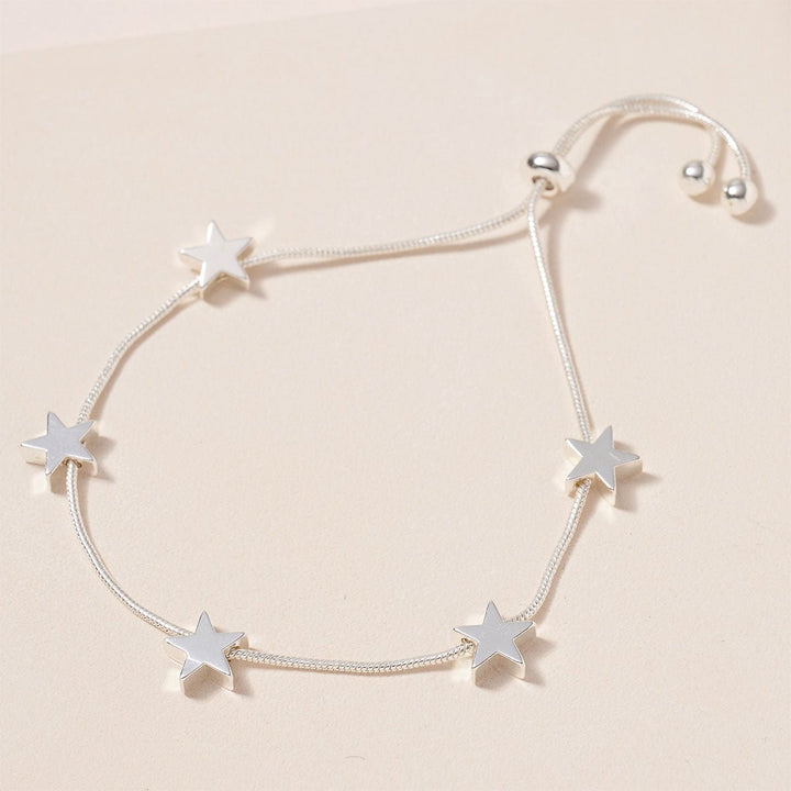 Star Charms Pull Tie Bracelet - Lockwood Shop - Avenue Zoe
