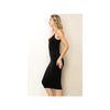 Steal the Show Bodycon Midi Dress in Black - Lockwood Shop - Hyfve